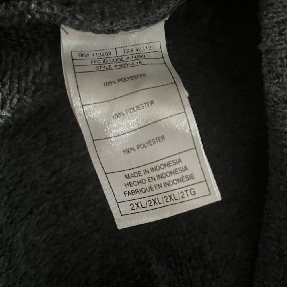 Adidas Men’s Gray V-Neck Sweatshirt, size 2XL - Picture 6 of 6